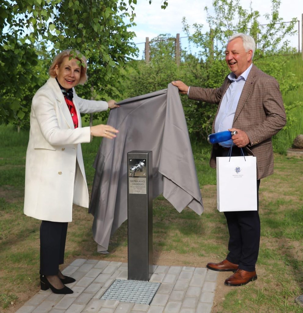 Miesto gyventojams ir svečiams – šeštoji vandens kolonėlė